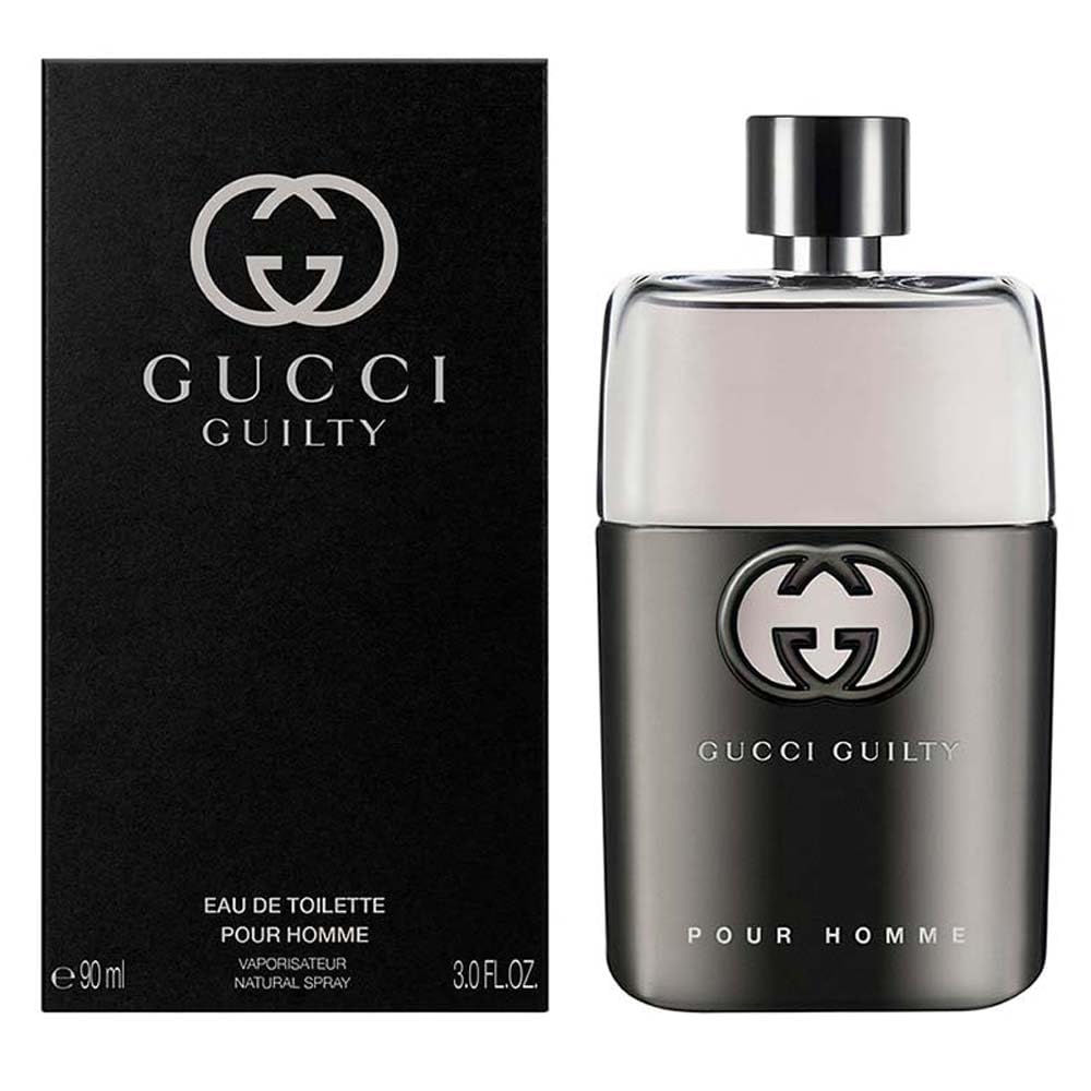 Gucci Guilty by Gucci for Men Eau de Toilette Spray, 3 Fl Oz (Pack of 1)